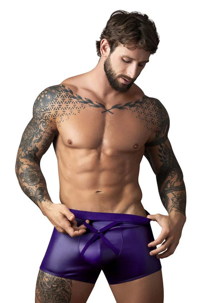 Eggplant Crossover Short, Purple