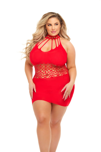 Rich B Phase Dress, Red, Queen O/S