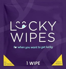 Banana Flavored Lucky Wipes For Men Single Pack