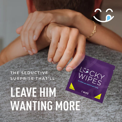 Sweet Cucumber Flavored Wipes For Men Single Pack