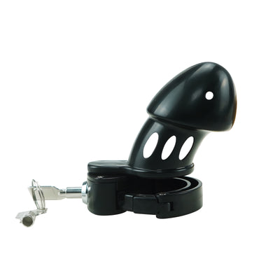 Red ABS Plastic Adjustable Ring Cock Cage Chastity Cage by Metal Pleasure Play