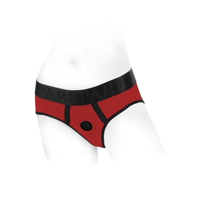 SpareParts Tomboi Harness Red/Black - XL