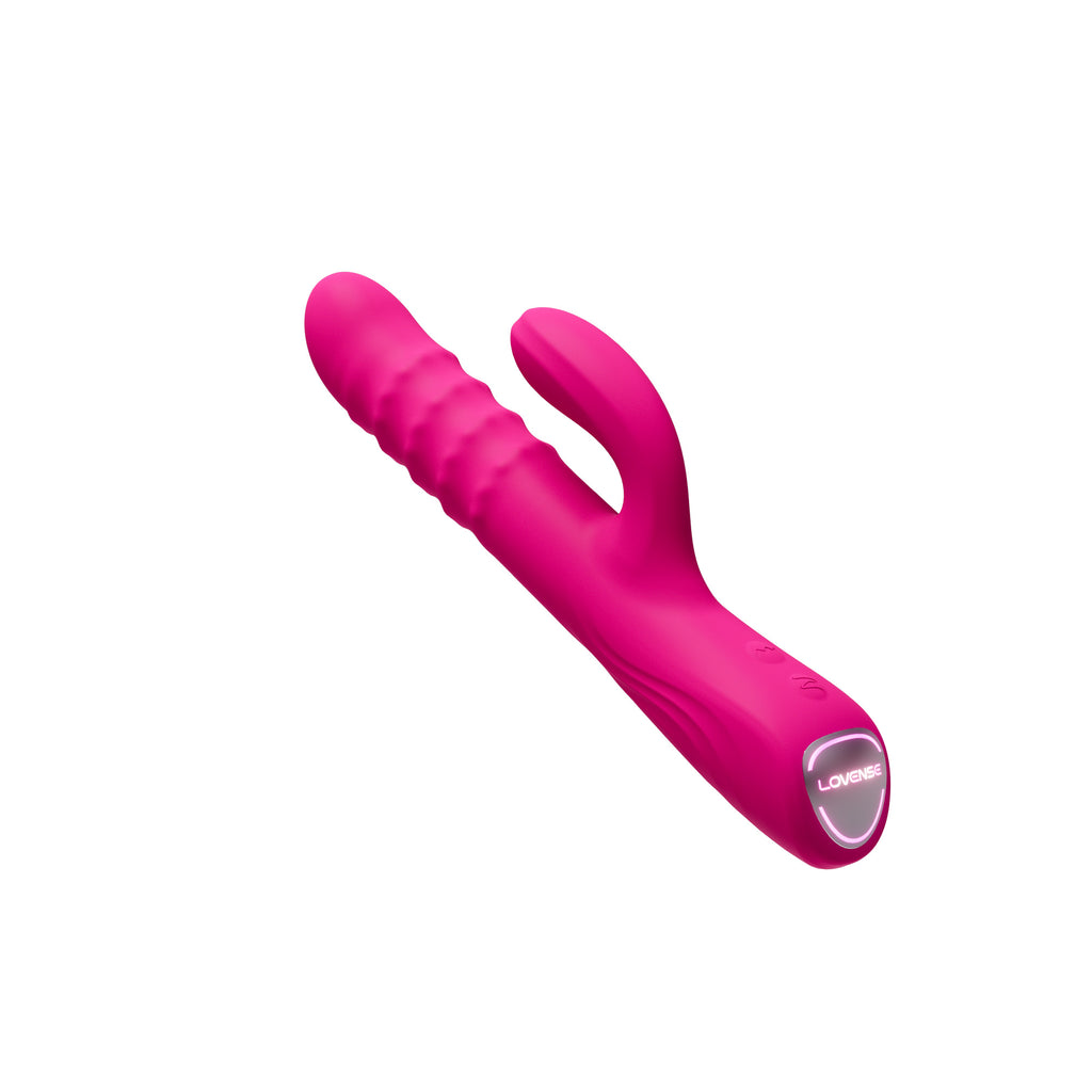 Lovense Velvo Rolling Bead Rabbit Vibrator with Dual Control & App Sync