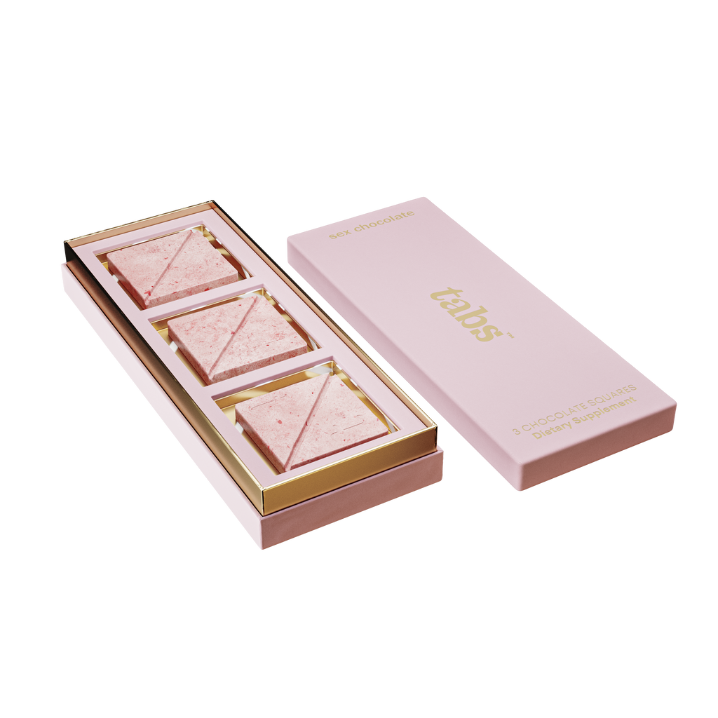 Tabs Sex Chocolate - Decadent Cherry Rose White Chocolate