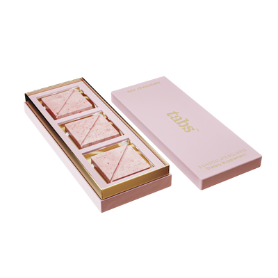 Tabs Sex Chocolate - Decadent Cherry Rose White Chocolate