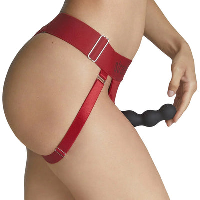 Strap-On-Me Unique Lingerie Harness, Red, O/S
