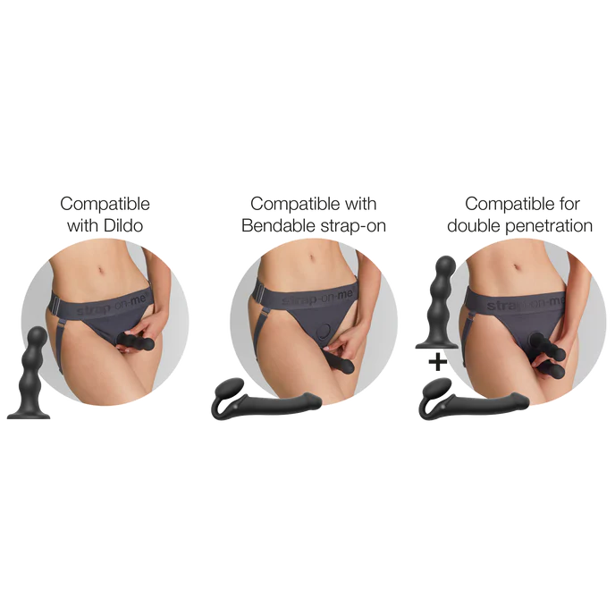 Lingerie Unique Strap-On Harness in Gray / One Size by Strap-On-Me