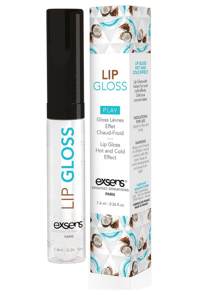 Exsens Hot Kiss Lip Gloss in Coconut- 7.4ml