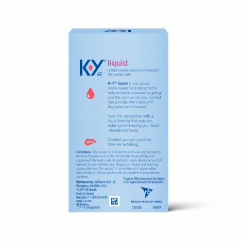 K-Y Personal Natural Liquid Lube - 2.5 oz