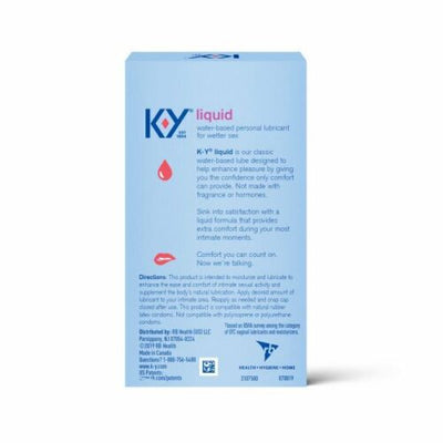 K-Y Personal Natural Liquid Lube - 2.5 oz