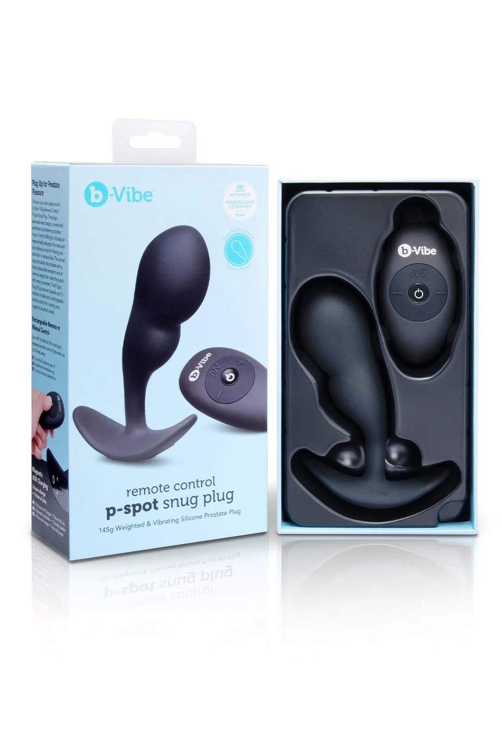 b-Vibe Remote Control P-Spot Snug Plug