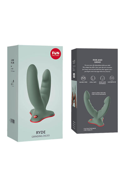 Fun Factory Ryde Double Dong Grinder in Olive