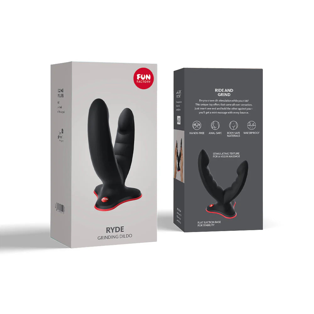 Fun Factory Ryde Double Dong Grinder in Black Fun Factory Ryde Double Dong Grinder in Black