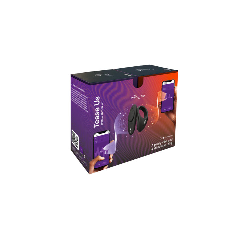We-Vibe Tease Us Special Edition Set with Panty Vibrator and Vibrating Cock Ring We-Vibe Tease Us Special Edition Set with Panty Vibrator and Vibrating Cock Ring
