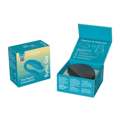We-Vibe Sync Go Couples Vibrator - Light Turquoise