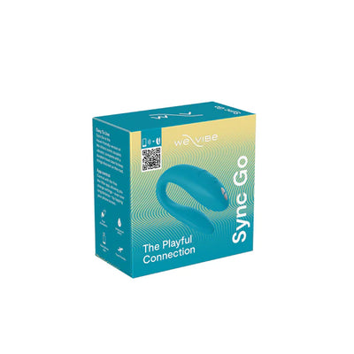 We-Vibe Sync Go Couples Vibrator - Light Turquoise