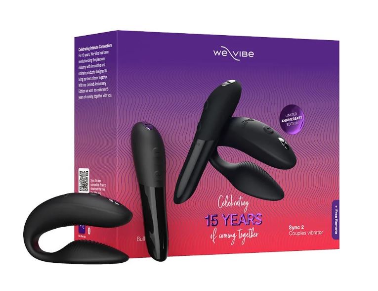 We-Vibe 15th Anniversary Collection Vibrator Set - Sync 2 & Tango X We-Vibe 15th Anniversary Collection Vibrator Set - Sync 2 & Tango X