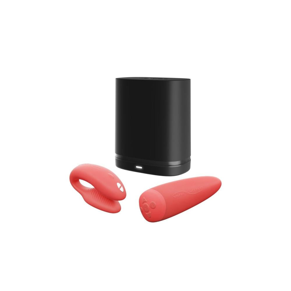 Chorus by We-Vibe Couples Vibrator in Crave Coral