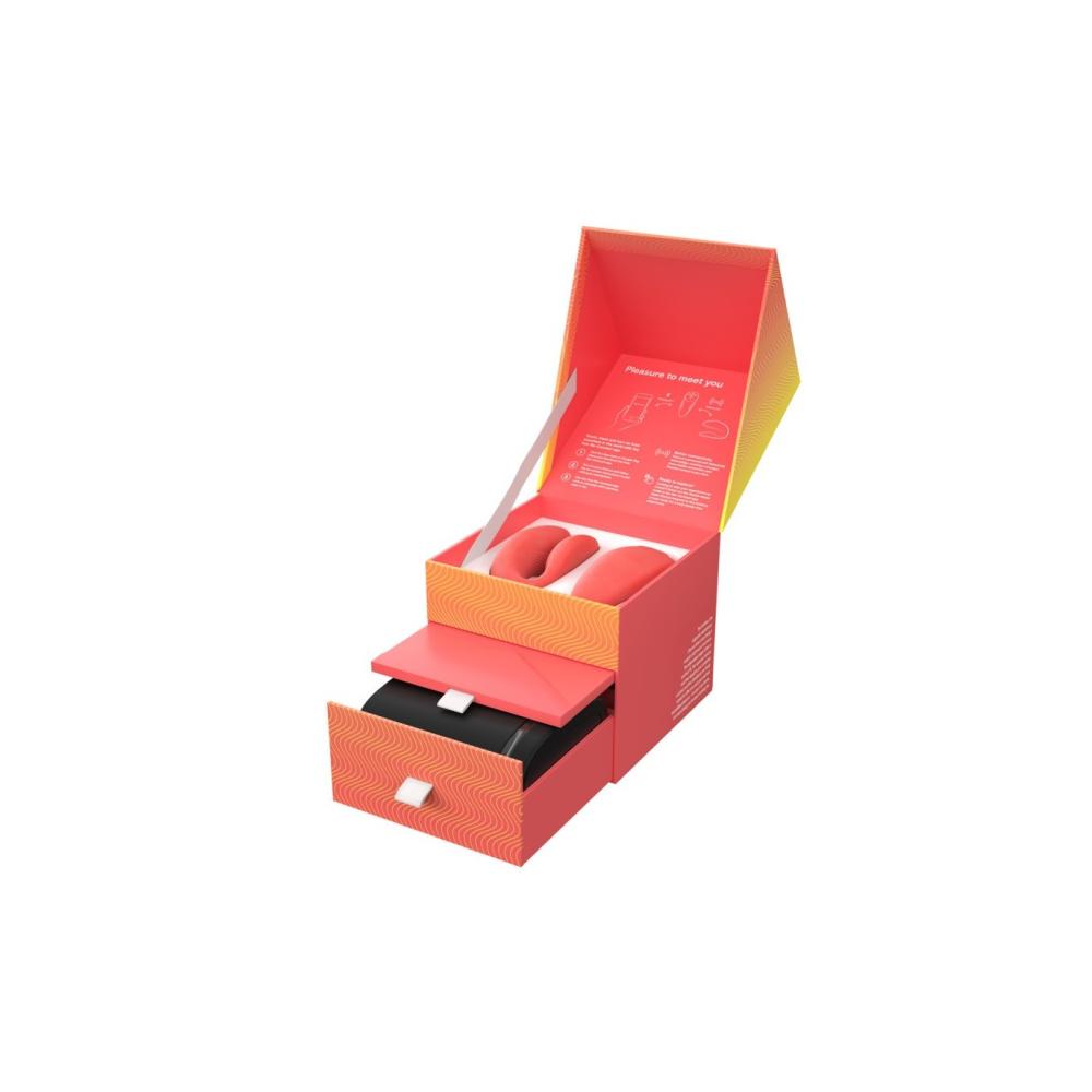 Chorus by We-Vibe Couples Vibrator in Crave Coral