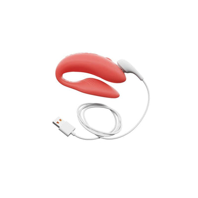 Chorus by We-Vibe Couples Vibrator in Crave Coral