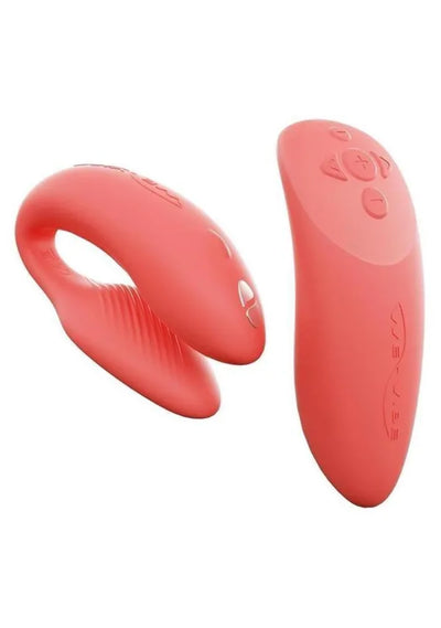 Chorus by We-Vibe Couples Vibrator in Crave Coral