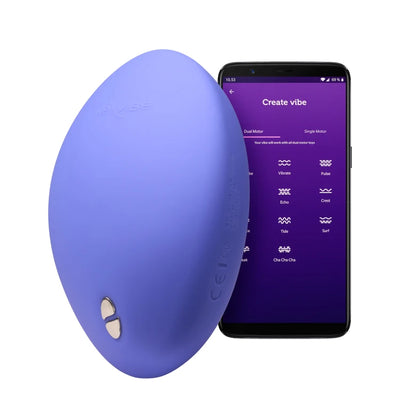 We-Vibe Temp Heating and Cooling Lay-on Vibrator in Lavender Blue