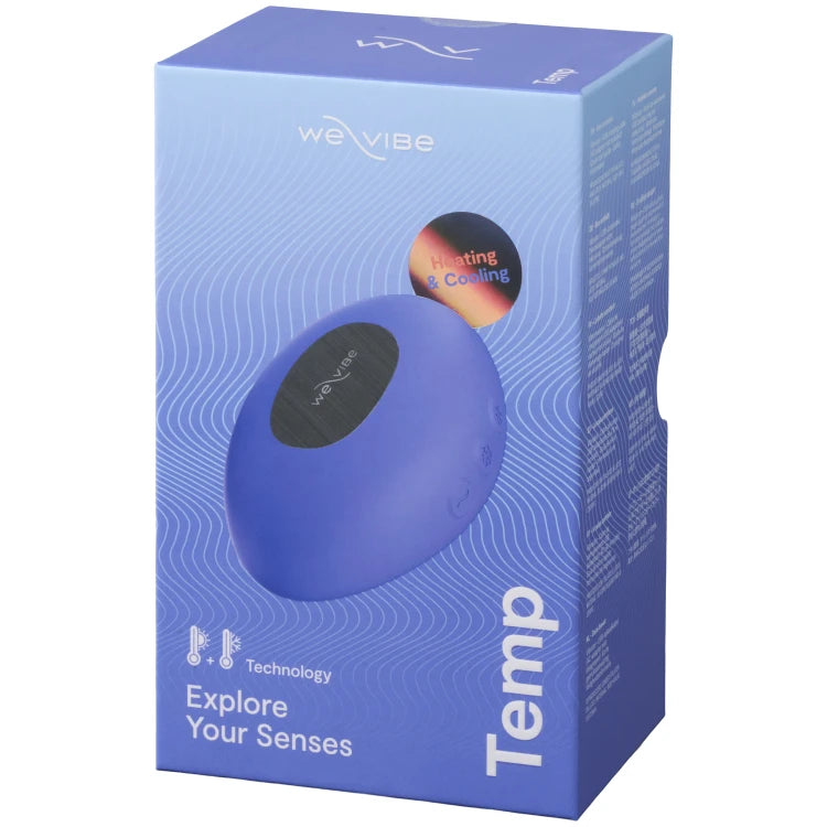 We-Vibe Temp Heating and Cooling Lay-on Vibrator in Lavender Blue