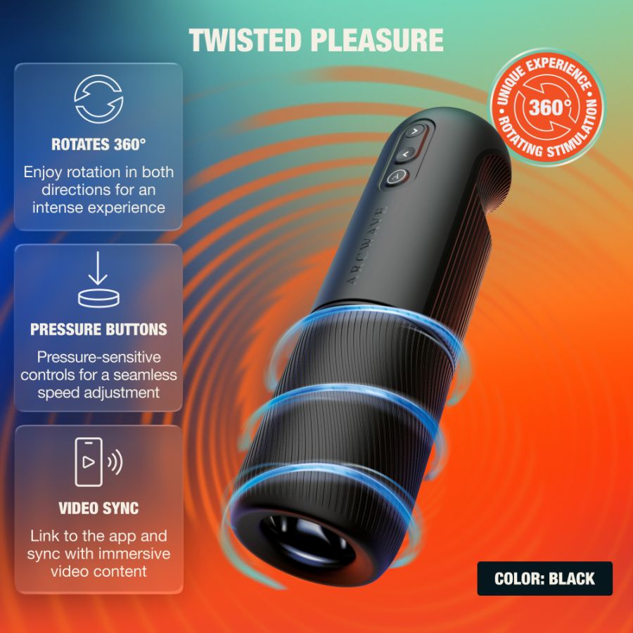 Arcwave Orbit Rotating Stroker with Speed Control