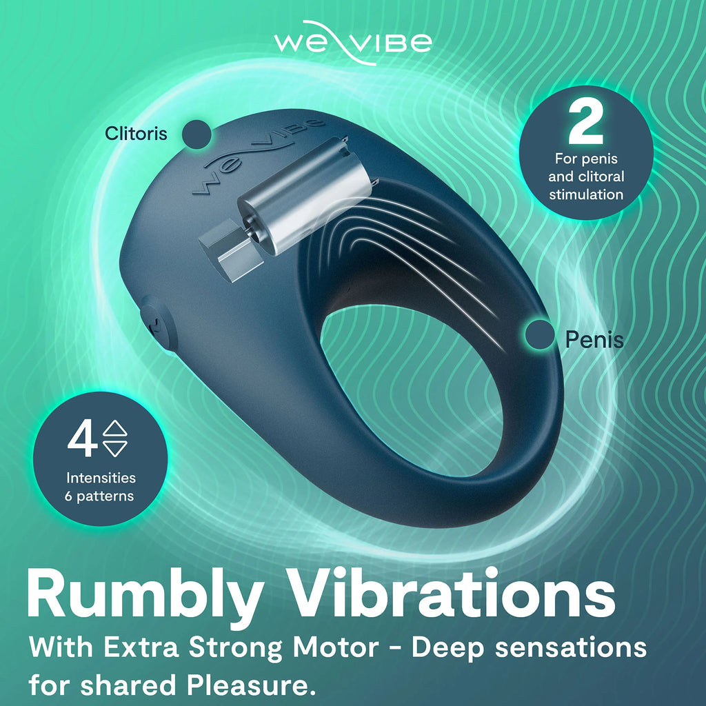 We-Vibe Pivot 2 Vibrating Silicone Rechargeable Couples Ring We-Vibe Pivot 2 Vibrating Silicone Rechargeable Couples Ring