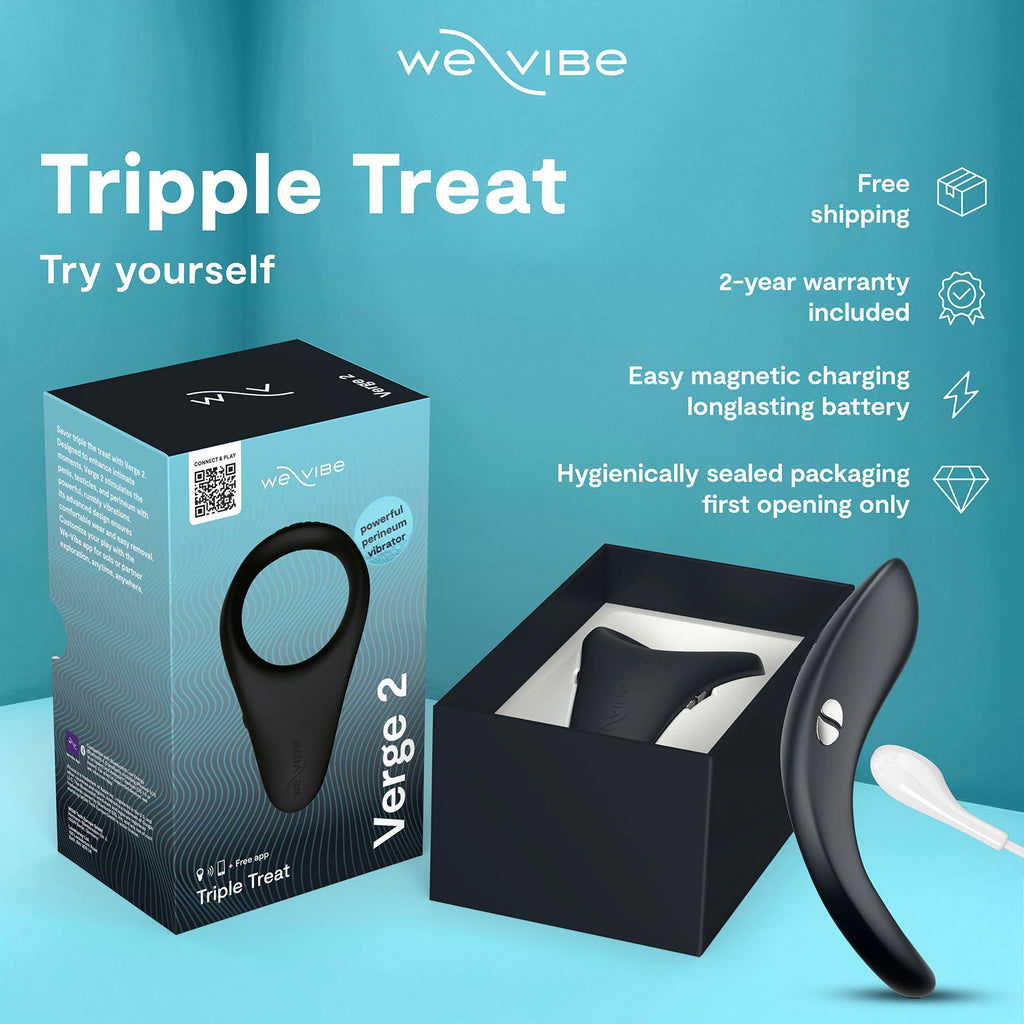 We-Vibe Verge 2 Vibrating Silicone Cock Ring