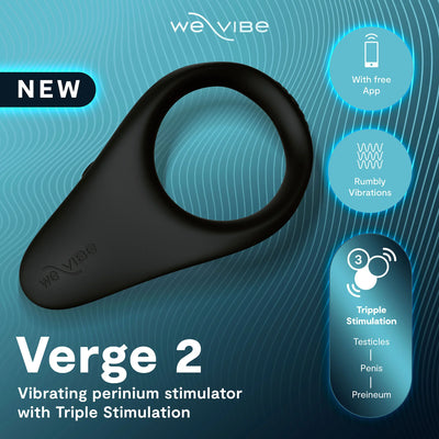 We-Vibe Verge 2 Vibrating Silicone Rechargeable Penis Ring