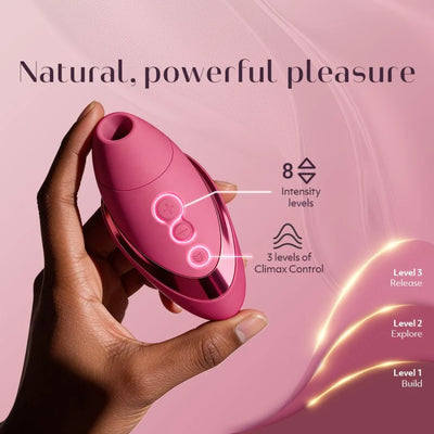 Womanizer Next Liberty Compact Clitoral Stimulator in Vibrant Pink