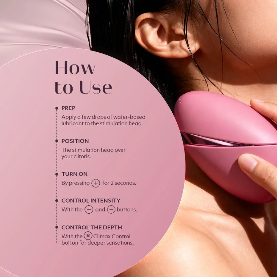 Womanizer Next Liberty Compact Clitoral Stimulator in Vibrant Pink