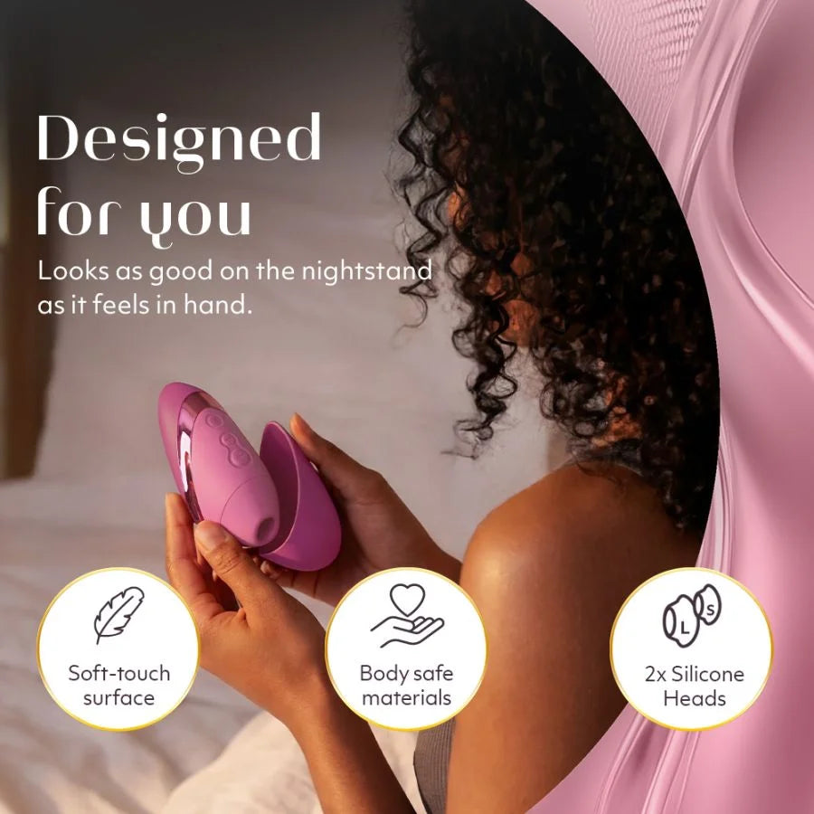 Womanizer Next Liberty Compact Clitoral Stimulator in Vibrant Pink