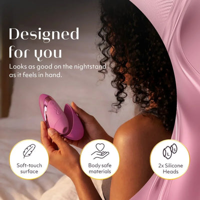 Womanizer Next Liberty Compact Clitoral Stimulator in Vibrant Pink