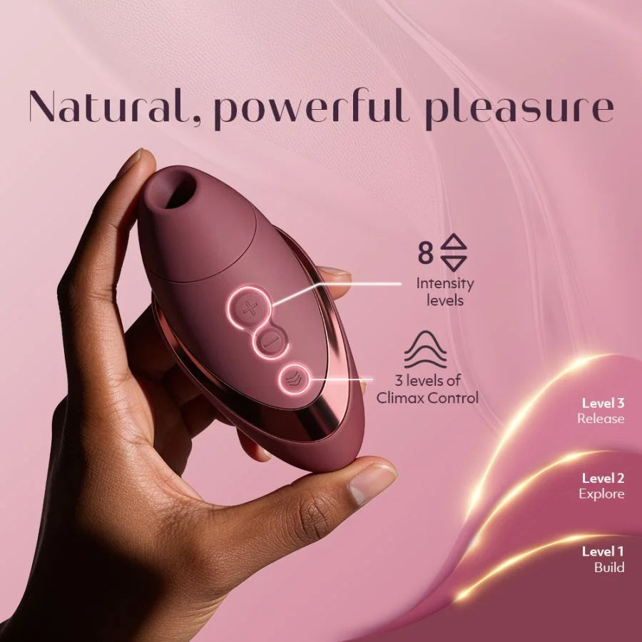 Womanizer Next Liberty Compact Clitoral Stimulator in Bordeaux