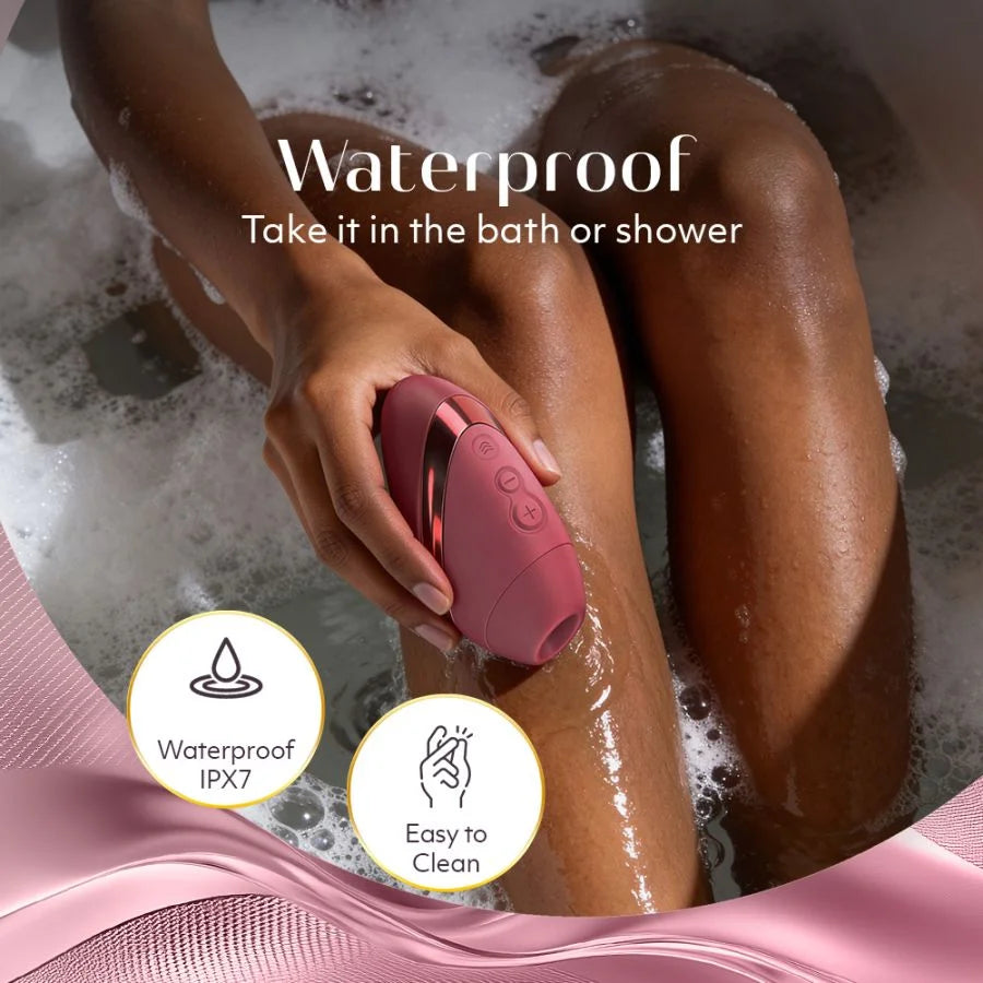 Womanizer Next Liberty Compact Clitoral Stimulator in Bordeaux