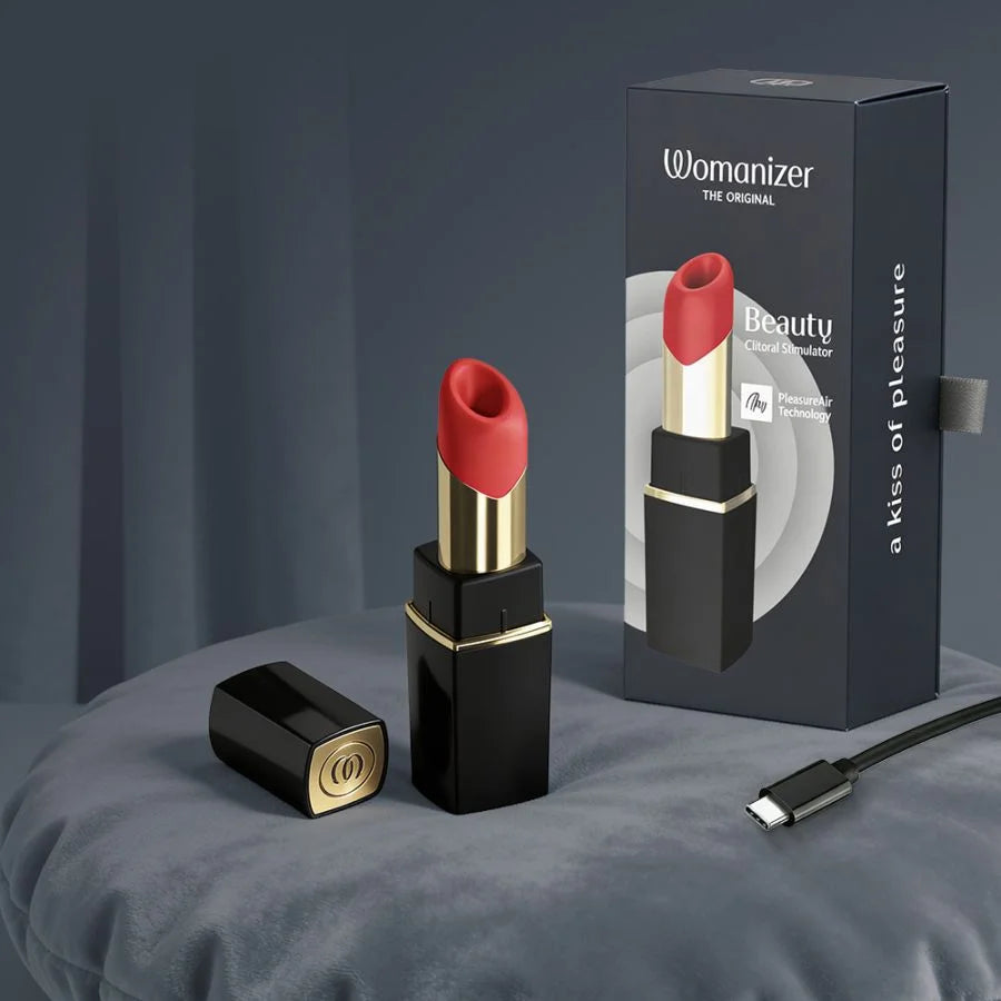 Womanizer Beauty Travel-Friendly Clitoral Stimulator in Black
