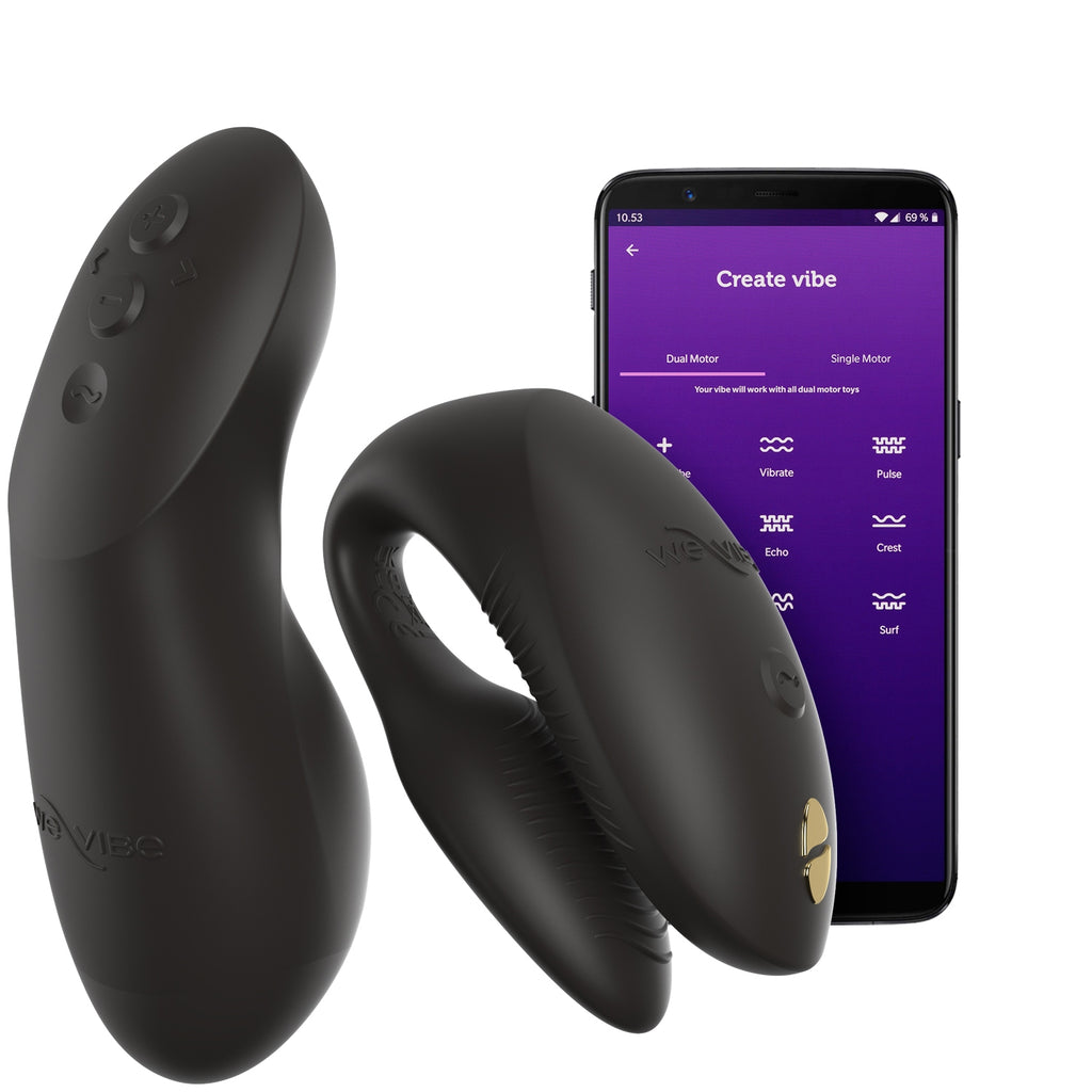 Chorus Pro Couples Vibrator by We-Vibe in Satin Black Chorus Pro Couples Vibrator by We-Vibe in Satin Black