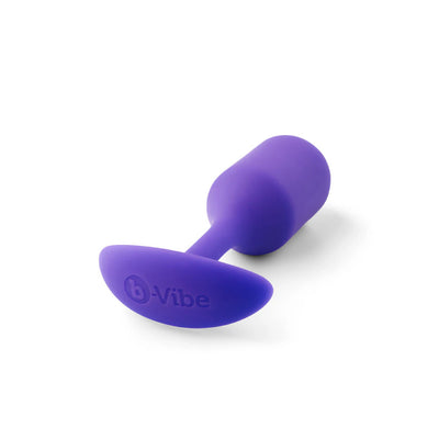 b-Vibe Snug Plug 2 Weighted Butt Plug in Purple