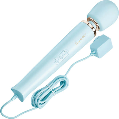 Le Wand Powerful Massage Wand Vibrator in Sky Blue