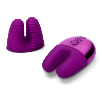 Le Wand Double Vibe in Dark Cherry