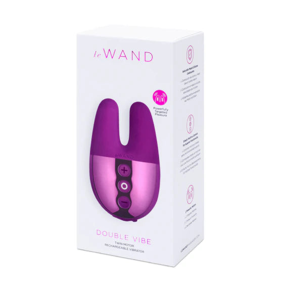 Le Wand Double Vibe in Dark Cherry