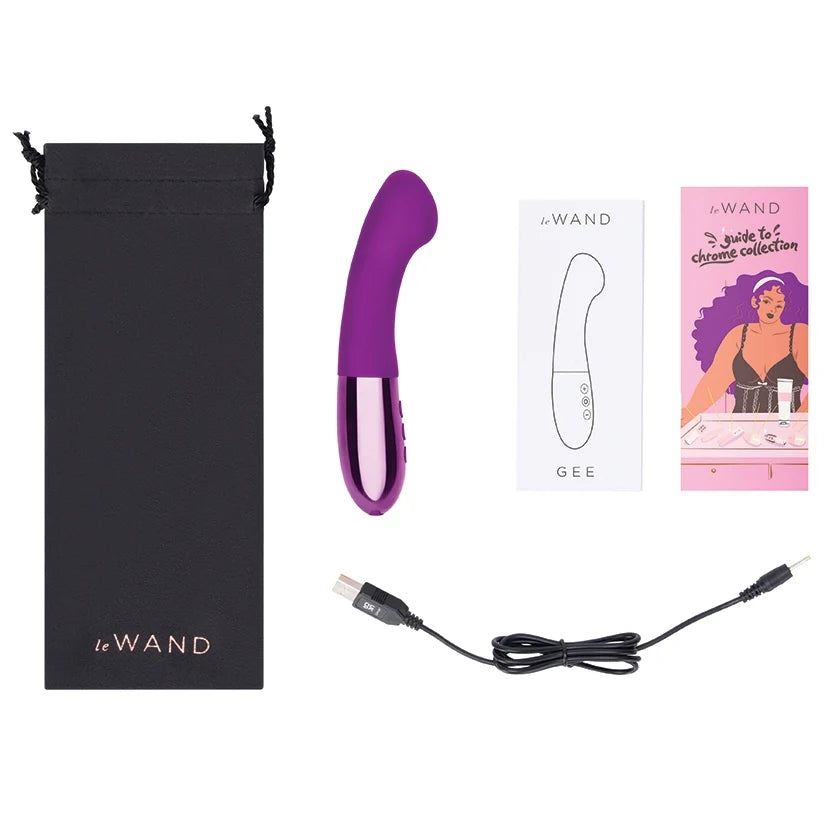 Le Wand Gee G-Spot Vibe in Dark Cherry