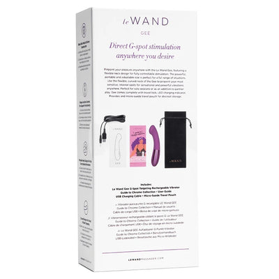 Le Wand Gee G-Spot Vibe in Dark Cherry