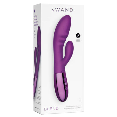 Le Wand Blend Double Motor Rabbit Vibrator in Cherry