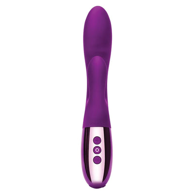 Le Wand Blend Double Motor Rabbit Vibrator in Cherry