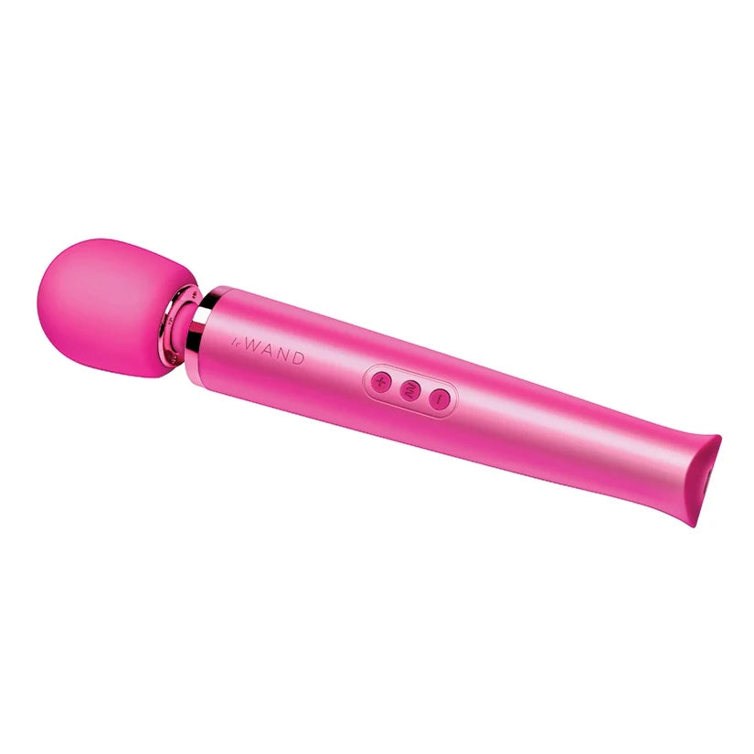 Le Wand Rechargeable Massage Wand Vibrator in Magenta