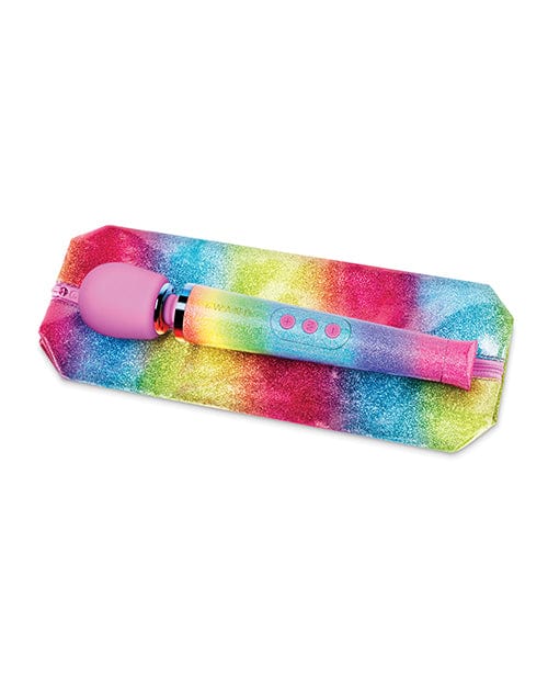 Le Wand Petite Rechargeable Vibrating Massage Wand, Rainbow