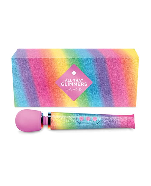 Le Wand Petite Rechargeable Vibrating Massage Wand, Rainbow
